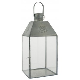lanterne vintage metal gris verre ib laursen