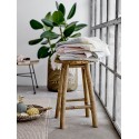 bloomingville tabouret rond campagne rustique bois de bambou