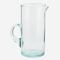 madam stoltz carafe a eau droite verre recycle transparent