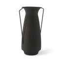 pols potten roman vases design metal acier noir set de 4