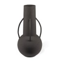 pols potten roman vases design metal acier noir set de 4