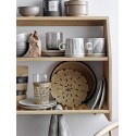 etagere murale porte assiettes bois chene bloomingville carol