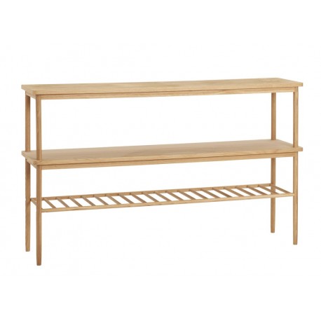 etagere a poser sur pieds bois chene clair style scandinave hubsch