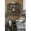 etagere murale carree multi niches bois recycle campagne ib laursen