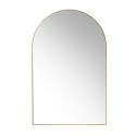 hk living miroir mural arche metal dore