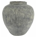Grande jarre pot en ciment gris vintage IB Laursen Cleopatra
