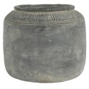 cache pot ciment gris style vintage campagne ib laursen cleopatra