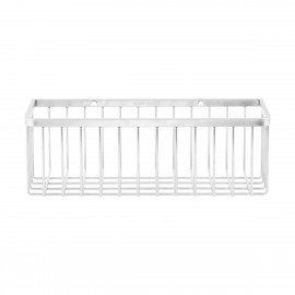 Panier rangement métal acier House Doctor Bath argent