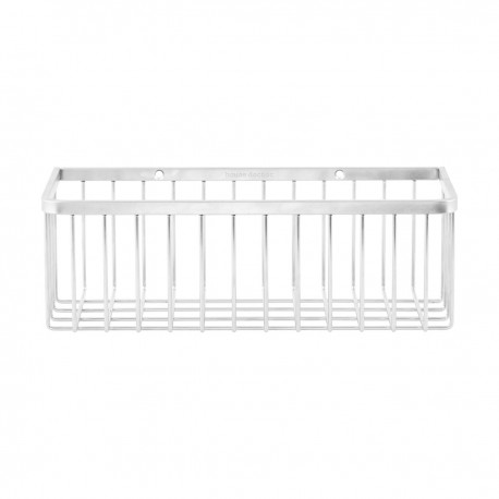 Panier rangement métal acier House Doctor Bath argent