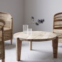 Table basse ronde bois manguier House Doctor Bali