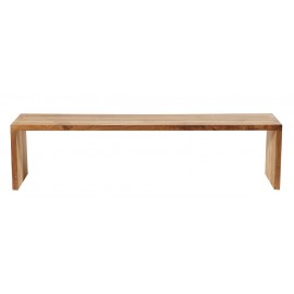 Banc teck recyclé design épuré Muubs One 140