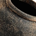 Jarre terre cuite texturée brûlée Muubs Rock 35