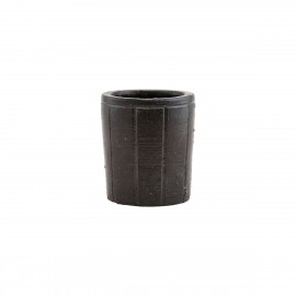 house doctor julian petit cache pot design marron