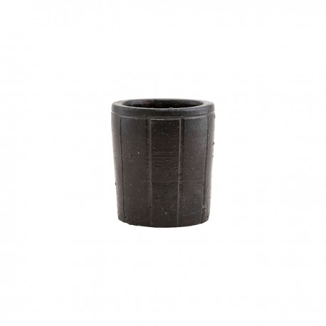 house doctor julian petit cache pot design marron