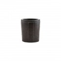 house doctor julian petit cache pot design marron