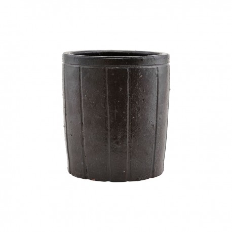 house doctor julian chache pot argile brun design