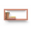 Étagère rectangulaire cadre métal Presse Citron Largstick rose