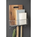 ib laursen etagere murale metal filaire style campagne 5 crochets