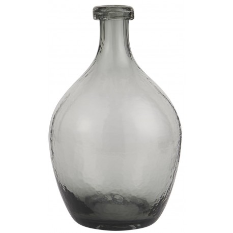 ib laursen vase dame jeanne gris verre