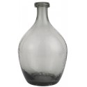 ib laursen vase dame jeanne gris verre