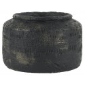 ib laursen cache pot noir style antique artisanal akropolis