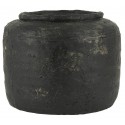 Grand cache-pot béton style antique IB Laursen Cesar noir