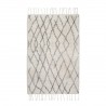hk living petit tapis style berbere coton ecru gris 60 x 90 cm