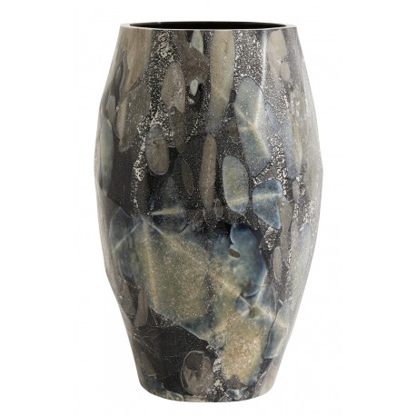 nordal vase style classique verre fragments de verre en mosaique