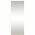 grand miroir mural rectangulaire xl cadre bois clair hubsch