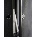 hubsch armoire industrielle metallique grillagee noir