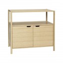 hubsch petit buffet bois clair style scandinave