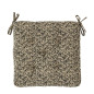 coussin de chaise coton imprime fleuri beige gris madam stoltz coussin de chaise coton imprime fleuri beige gris madam stoltz