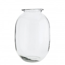 madam stoltz vase ovale en verre