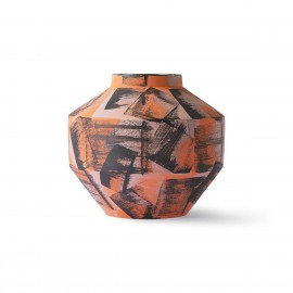 Vase design céramique brossée hk living