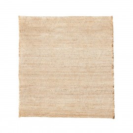 house doctor mara tapis jute carre beige