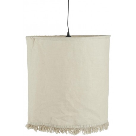 Suspension textile lin franges IB Laursen beige