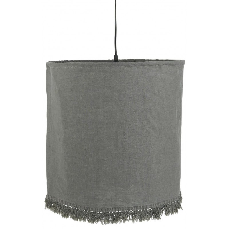 suspension lin gris franges ib laursen - Kdesign