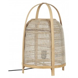 ib laursen lampe de table naturelle toile de jute bois