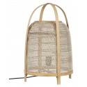 ib laursen lampe de table naturelle toile de jute bois