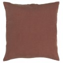 housse de coussin carree lin rouille ib laursen 50 x 50 cm