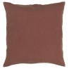 housse de coussin carree lin rouille ib laursen 50 x 50 cm