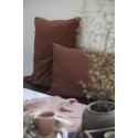 Housse coussin lin rectangulaire IB Laursen rouille