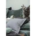 ib laursen housse de coussin carree lin volant gris