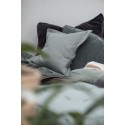 housse de coussin carre lin vert kaki ib laursen