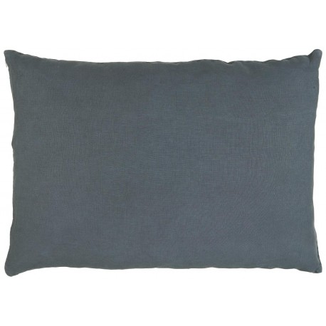 housse de coussin rectangulaire lin bleu roi 50 x 70 cm ib laursen