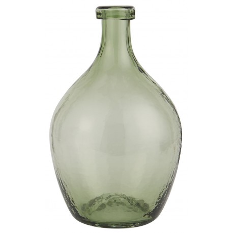 vase dame jeanne verre vert ib laursen