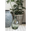 Vase dame-jeanne verre IB Laursen vert