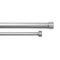 tringle a rideaux double contemporaine metal argent umbra cappa tringle a rideaux double contemporaine metal argent umbra cappa