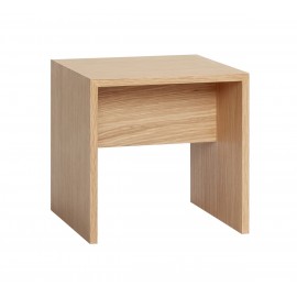 table basse bout de canape carre bois clair style scandinave hubsch