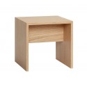 table basse bout de canape carre bois clair style scandinave hubsch